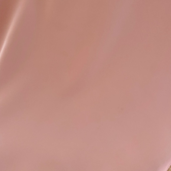 Size L Babaton baby pink lace trimmed slip dress, adjustable spaghetti straps - Picture 5 of 5